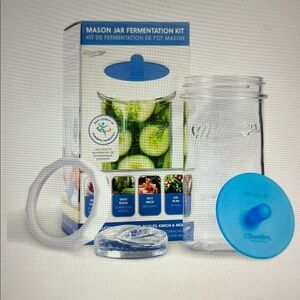 Masontops Mason Blue Lid Fermentation Jar